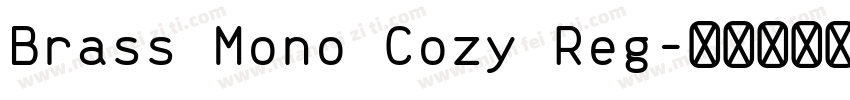 Brass Mono Cozy Reg字体转换